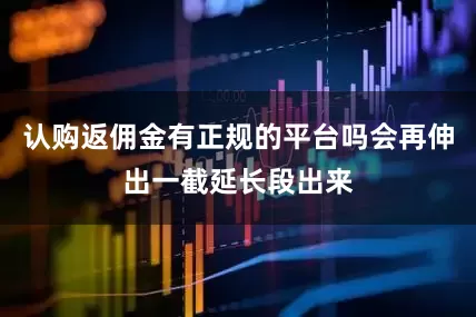 认购返佣金有正规的平台吗会再伸出一截延长段出来